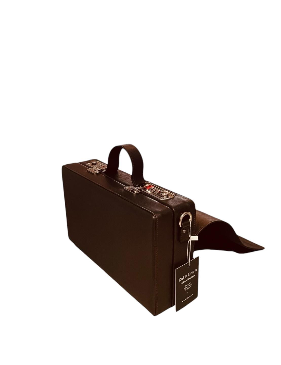 Classic Briefcase DARK BROWN UPGRADE leather