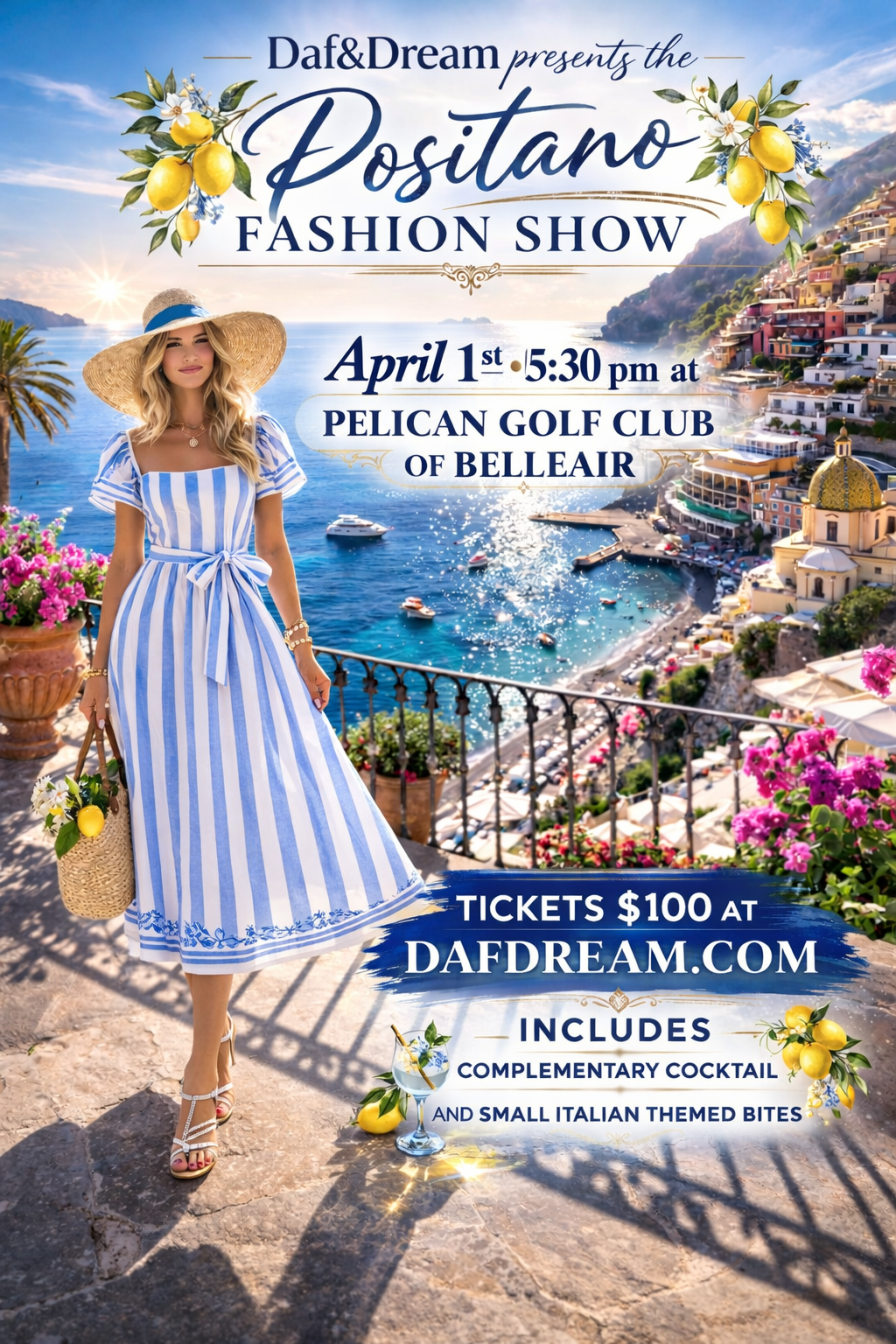 POSITANO TICKET FASHION SHOW TC25