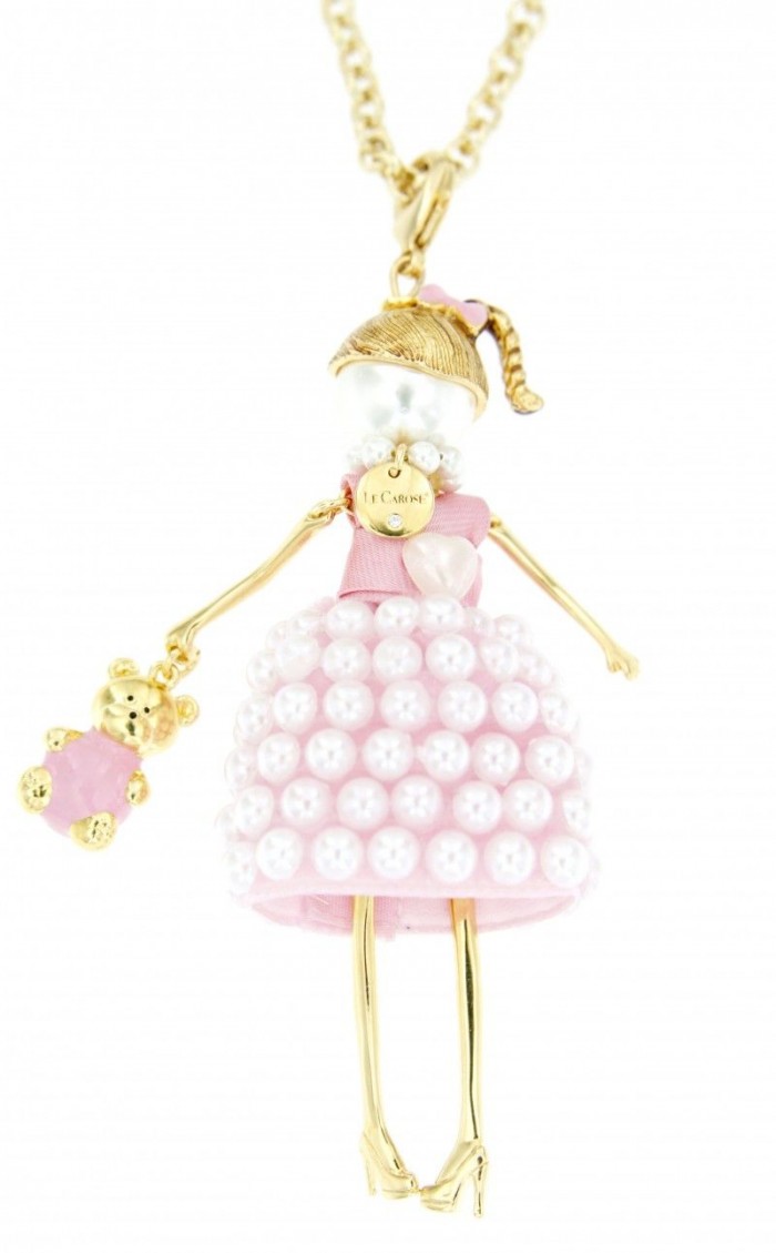 Le Carose Like a Barbie Big Doll Necklace