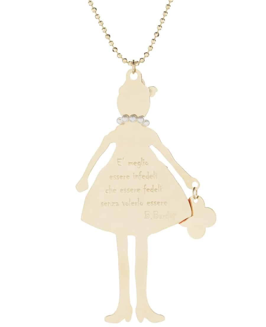 Le Carose, "The Queen" Long Necklace