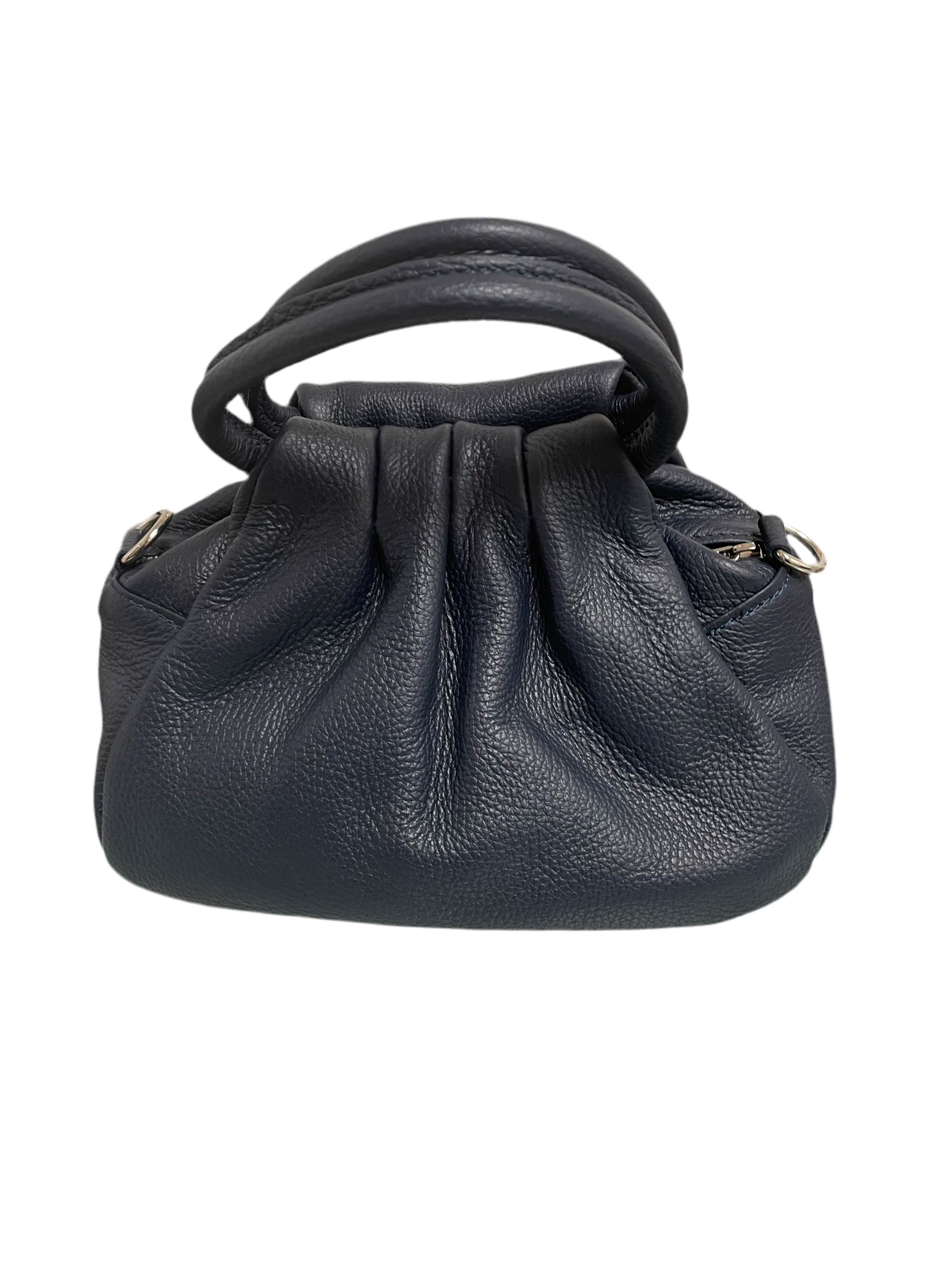 PL Leather bag Blu