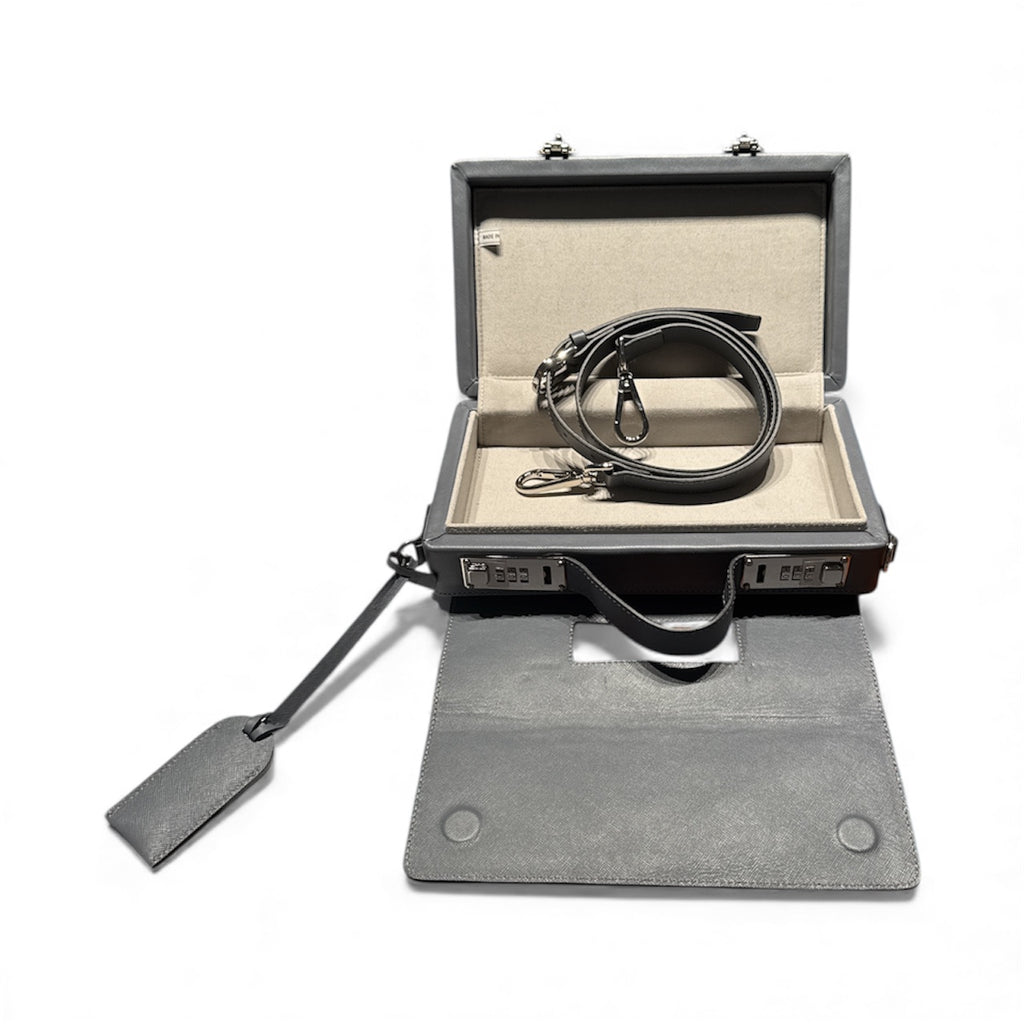 Classic Briefcase Medium Grey BR22