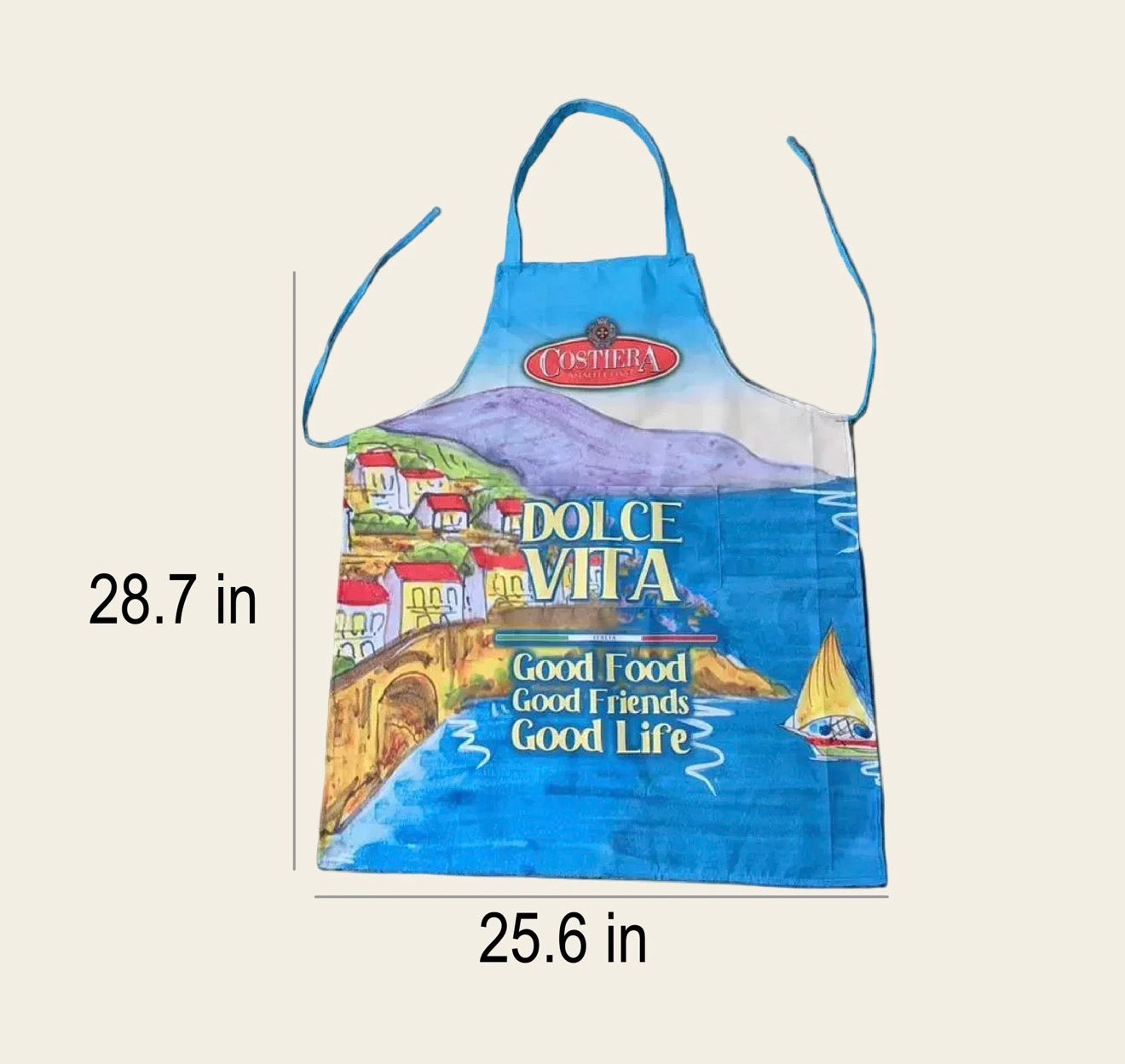 APRON COSTIERA BRANDED DOLCE VITA ITA4