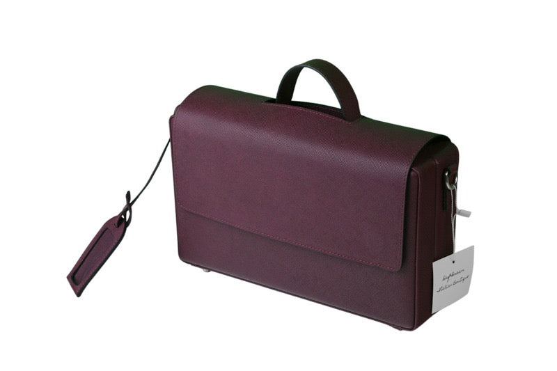 Classic Briefcase Burgundy BR23