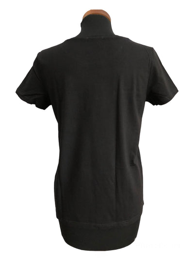 Black T-Shirt with Front Pocket