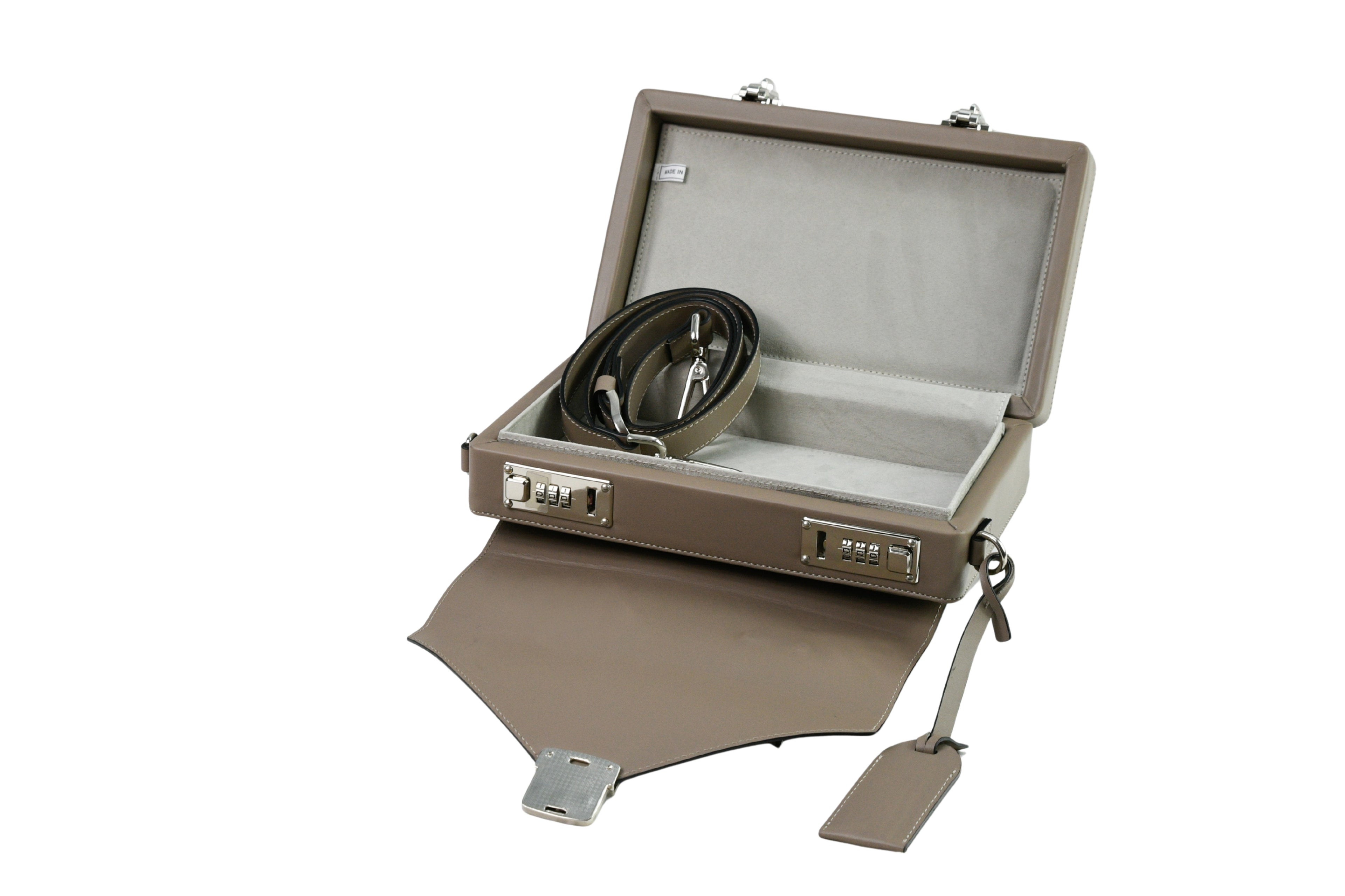 Elegant  Briefcase taupe BF010