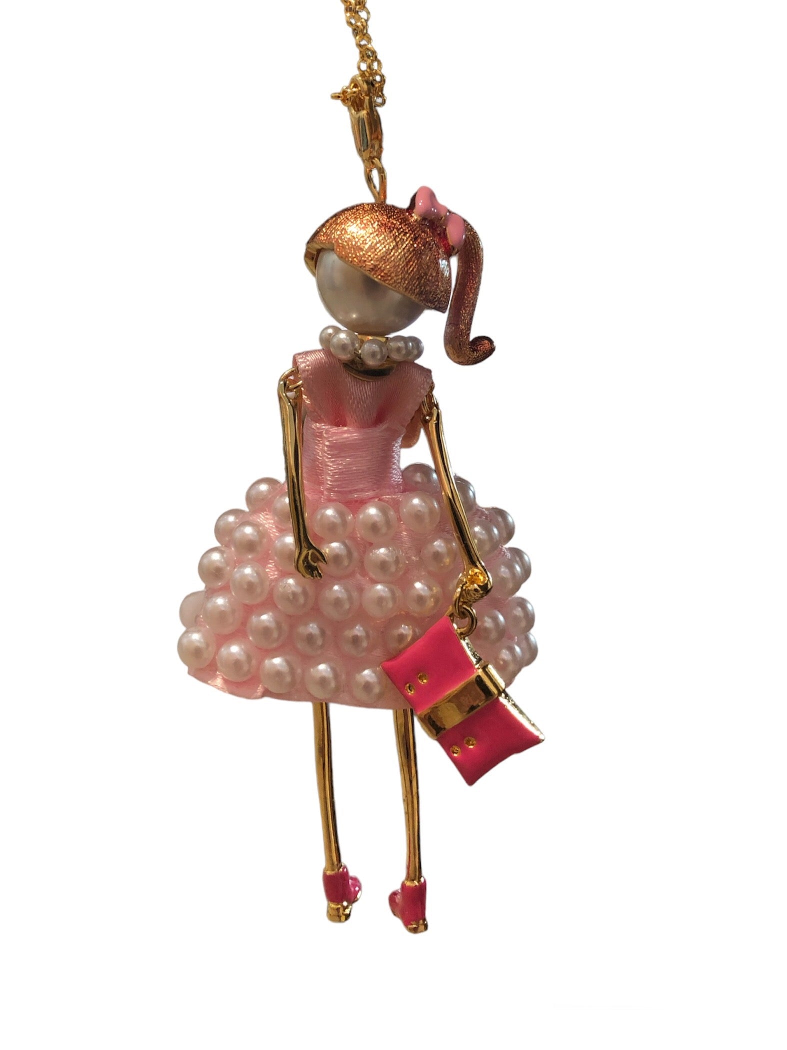 Le Carose Like a Barbie Big Doll Necklace