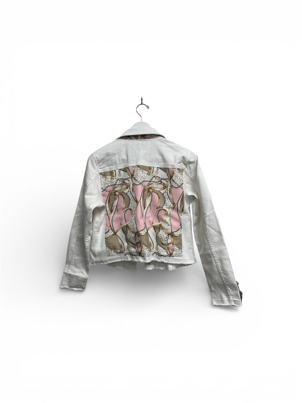 Jeans Jacket with Silk SBJ1