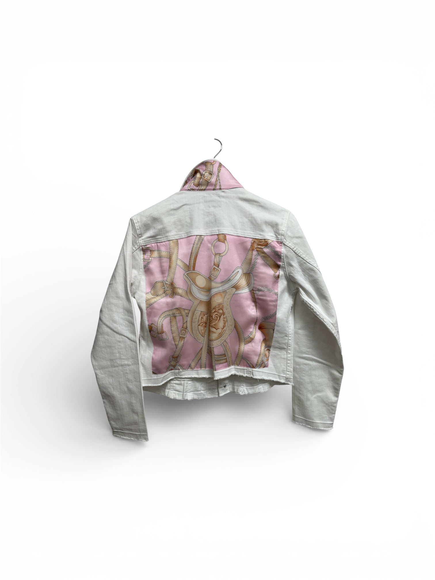 Jeans Jacket with Silk SBJ1