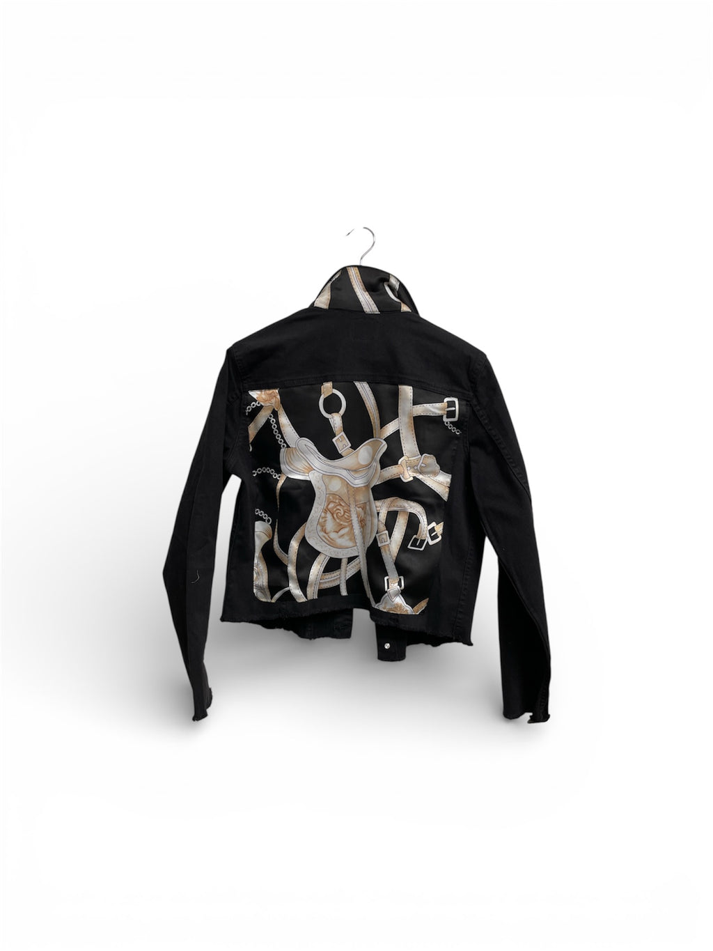 Jeans Jacket with Silk SBJ1