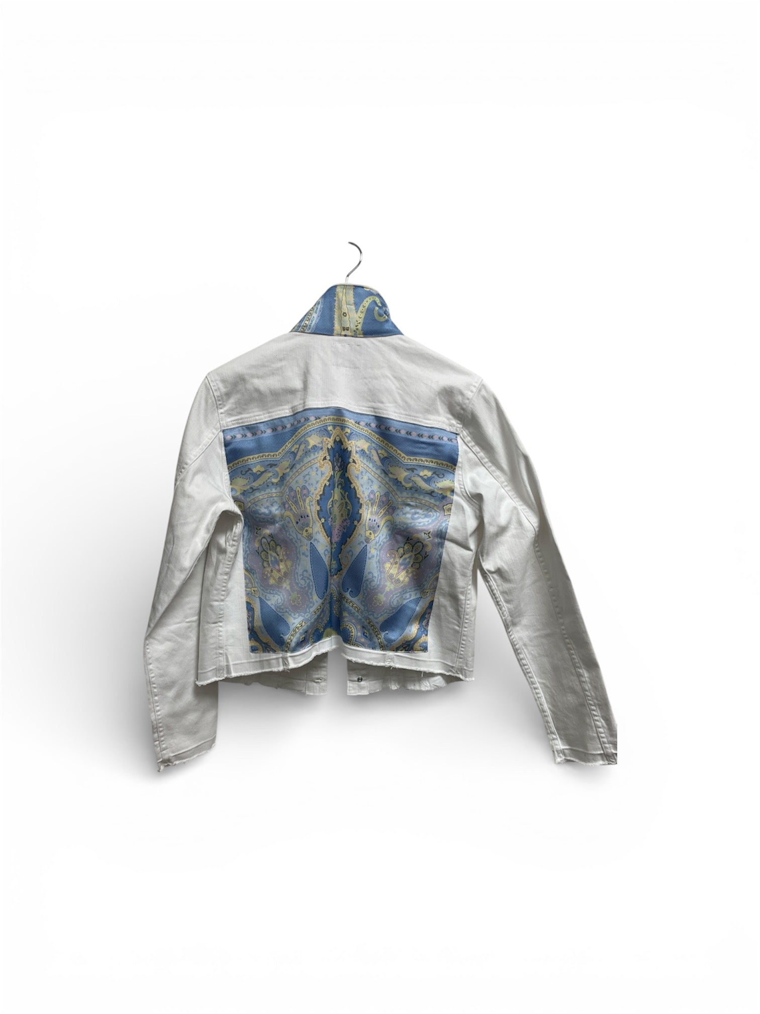 Jeans Jacket with Silk SBJ1