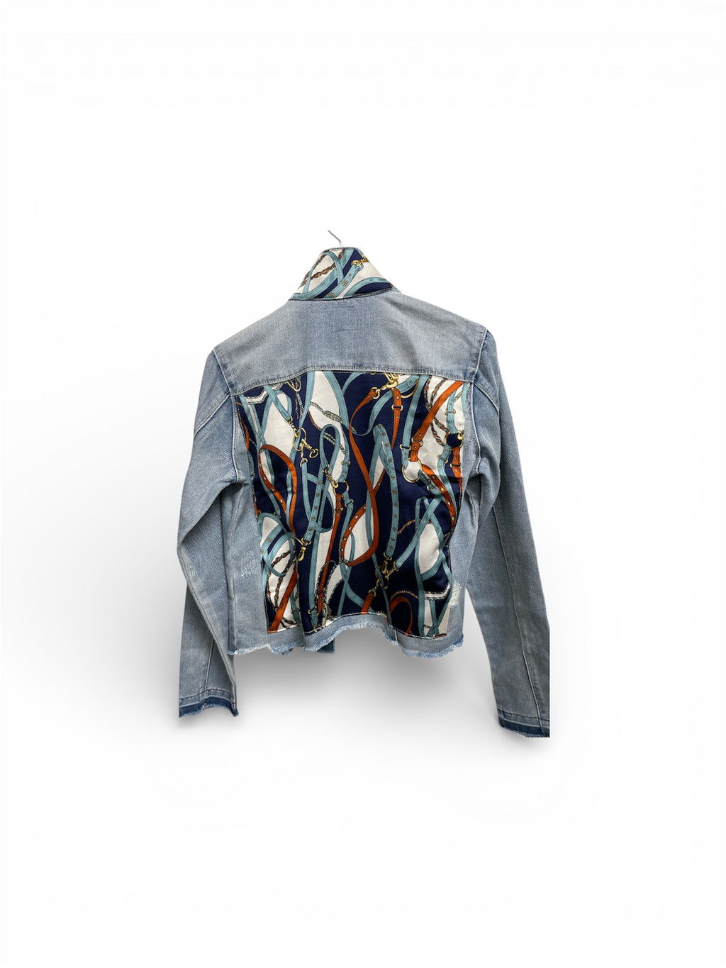 Jeans Jacket with Silk SBJ1