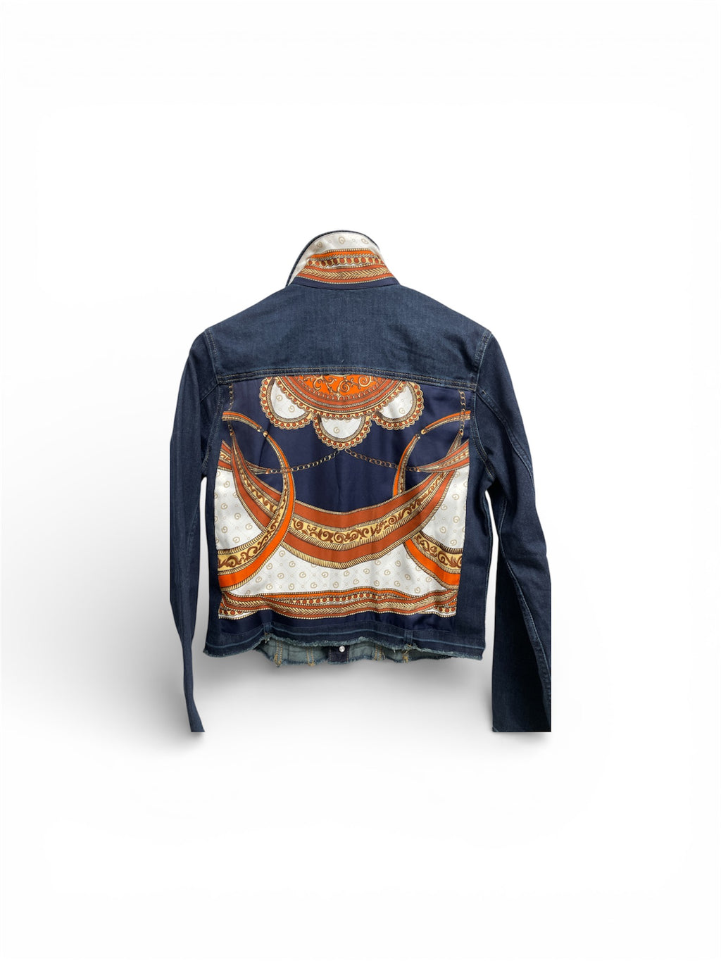 Jeans Jacket with Silk SBJ1