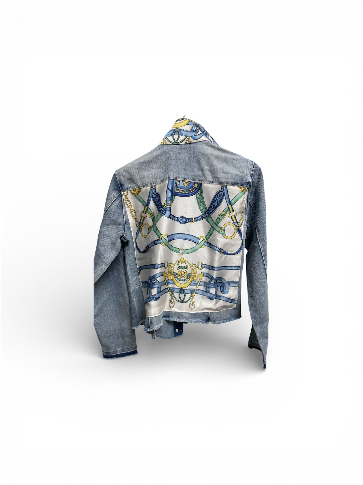 Jeans Jacket with Silk SBJ1
