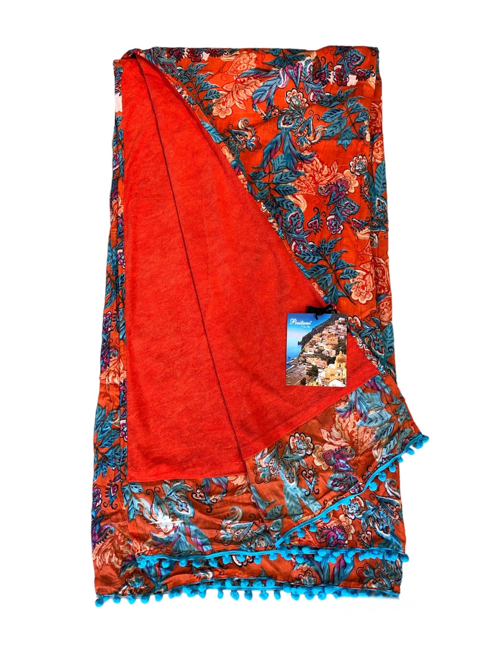 Positano Orange Beach Towel