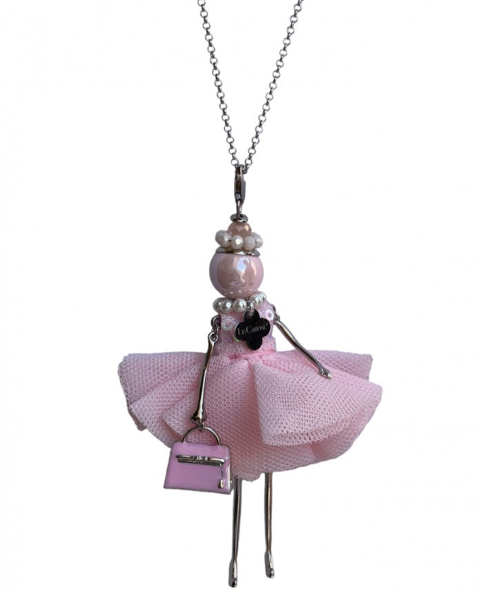Le Carose Like a Barbie Big Doll Necklace