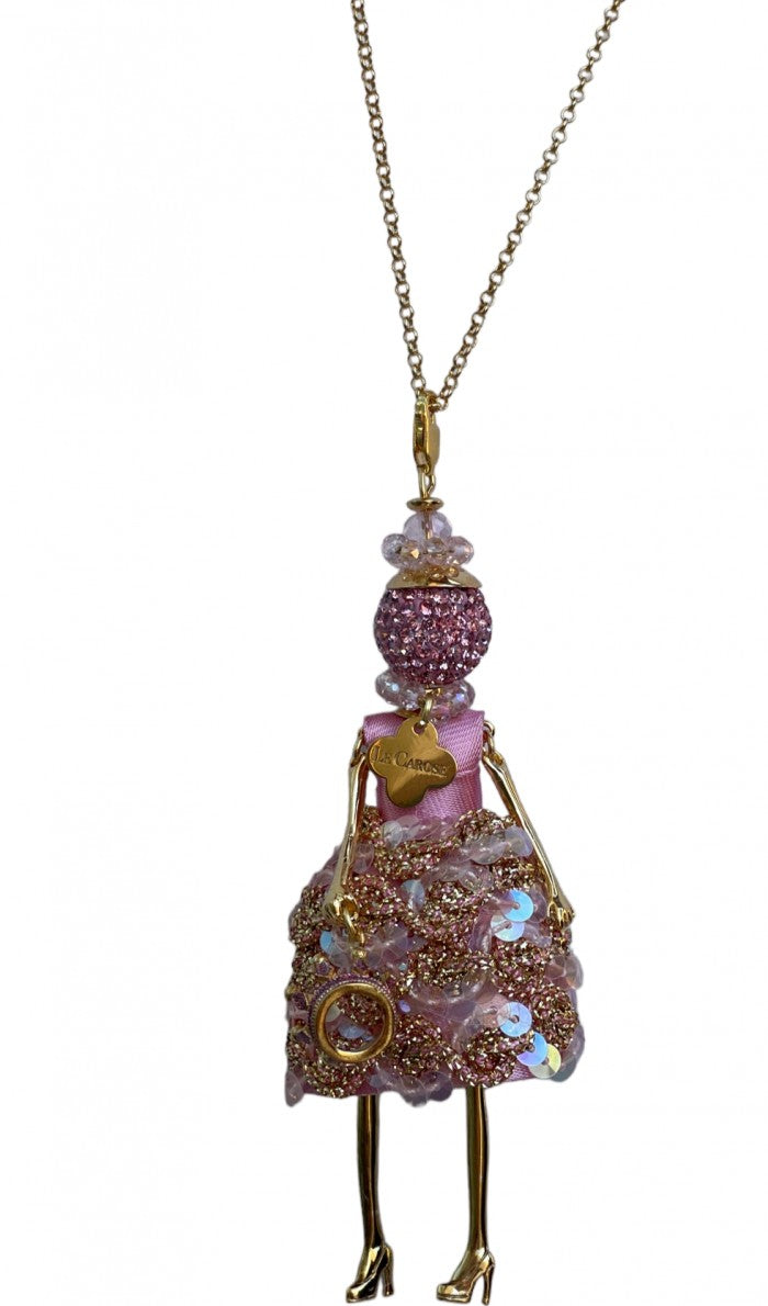 Le Carose Like a Barbie Big Doll Necklace