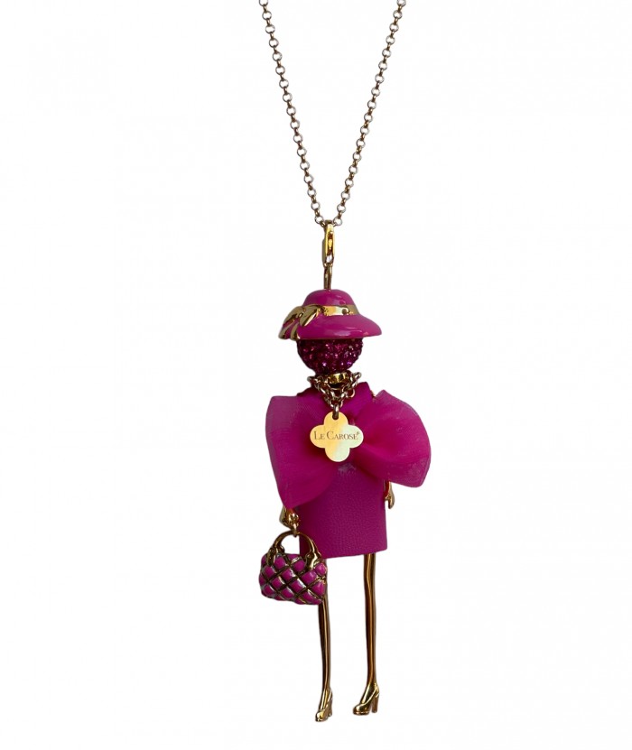 Le Carose Like a Barbie Big Doll Necklace