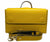 Classic Briefcase YELLOW, Genuine leather with locks and shoulder strap