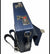Elegant Briefcase BIG BLUE.Genuine Leather with locks and shoulder strap