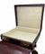 Elegant Briefcase BIG, BURGUNDY, Genuine leather with locks and shoulder strap