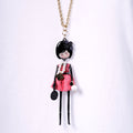 Le Carose, 'Flappers" Necklace (Pink)