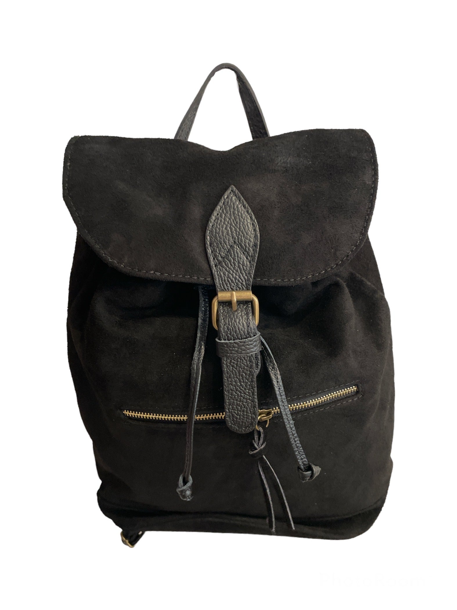 Suede Backpack