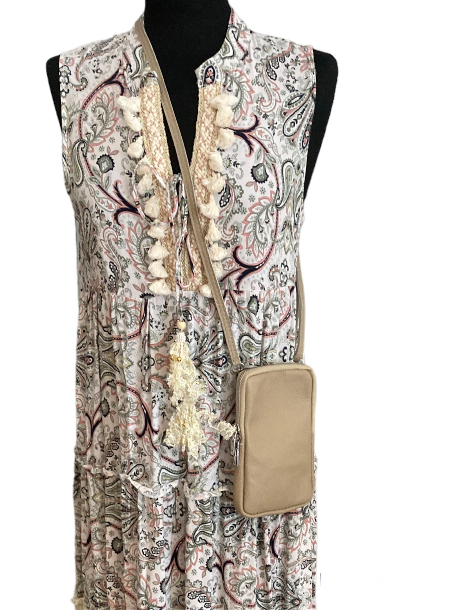 Unisex Leather Neck Travel Pouch & Passport Holder