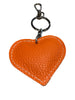 Leather Heart Keychain