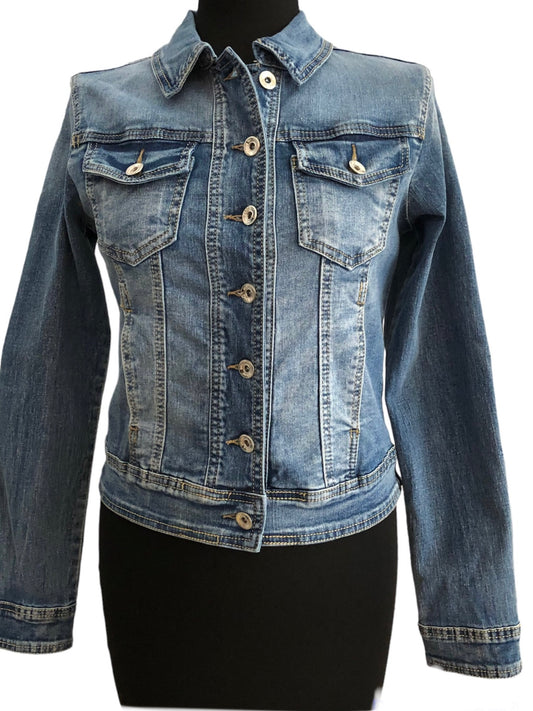 Denim Elastic Cotton Jacket