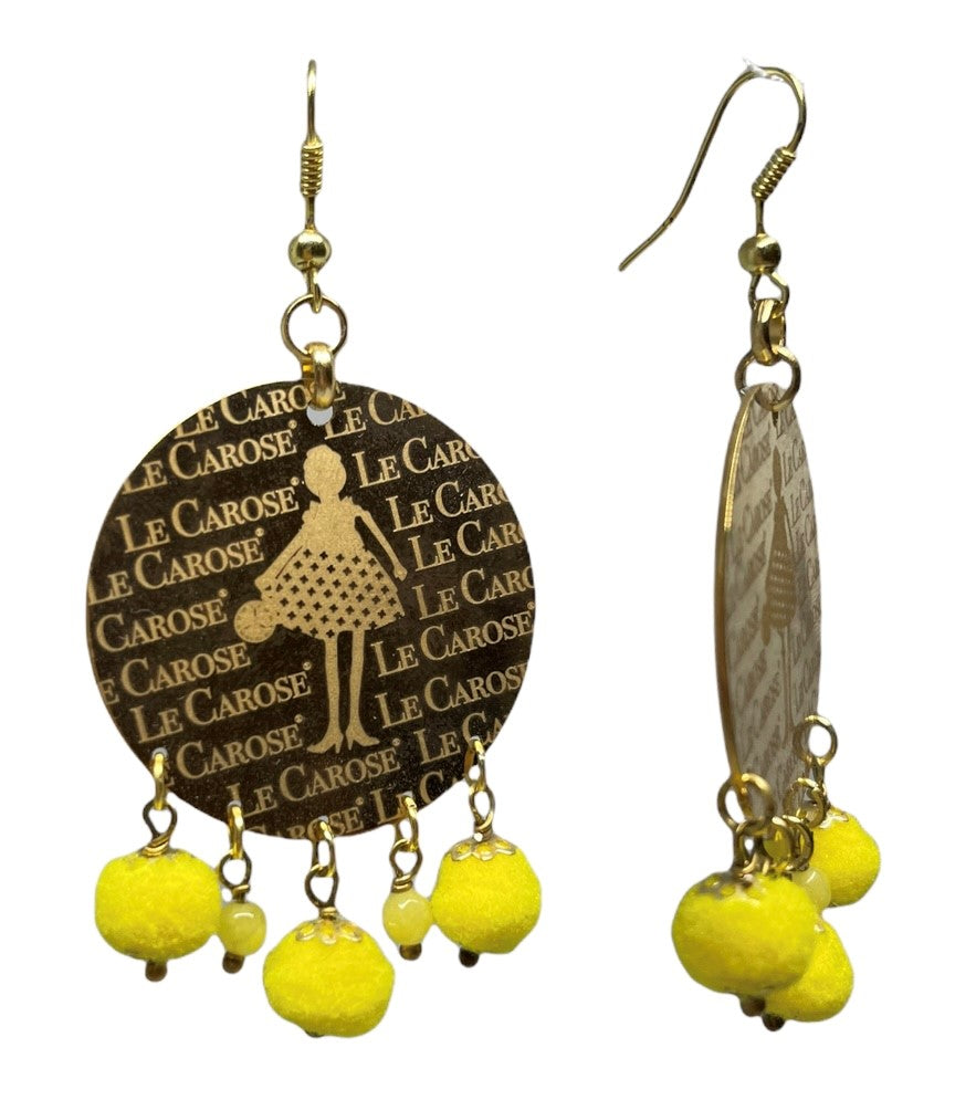 Le Carose Puffball Earrings