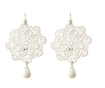 Earrings lace Flower Tita