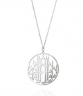 Pendant silver circle Milan Tita