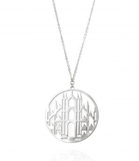 Pendant silver circle Milan Tita