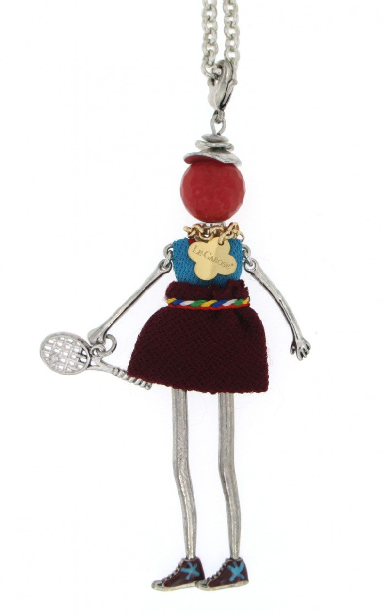 Le Carose, "Match Point" Long Doll Necklace