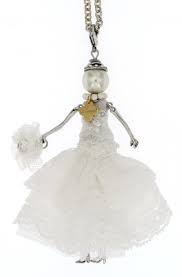Le Carose, Necklace Doll Pendant Bride