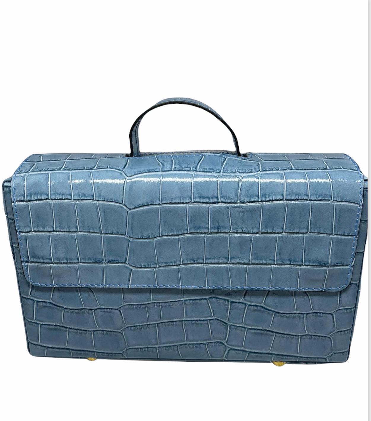 Crocodile briefcase on sale