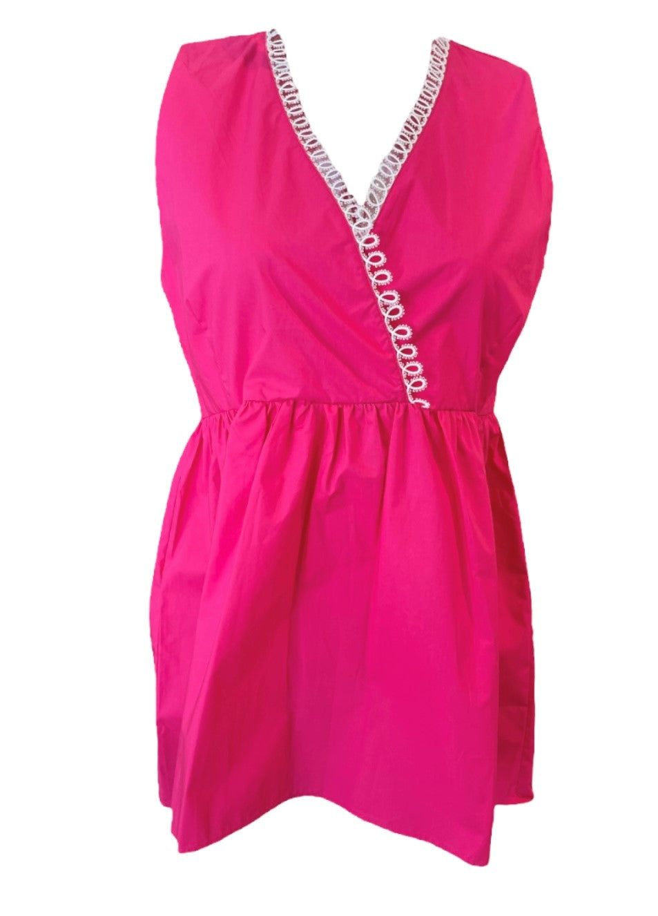 Top with Lace Accent